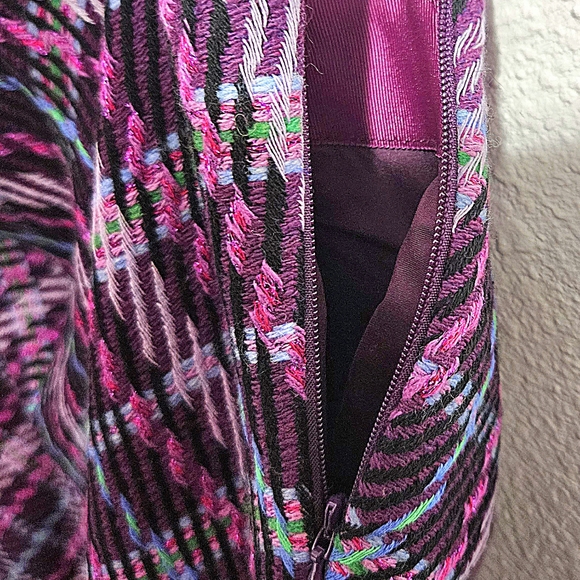 Kate Spade Wool Mini Skirt Glitter Twill Rare Vintage Discontinued 14 NWOT - Picture 11 of 15